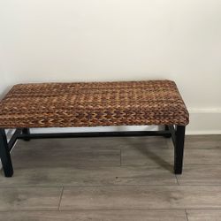 Weave Bench Perfect For Dining Room Table 