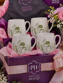 Set de tazas 4 princess house
