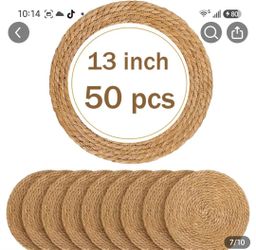 50ct 13" round placemats