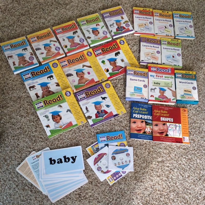 Your baby can read set
