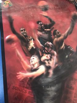 Sonics 1996 Western Conference Championship Poster