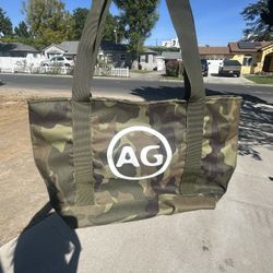 AG Jeans “Project Show” Gift Tote Bag circa 2010, Camo, OS