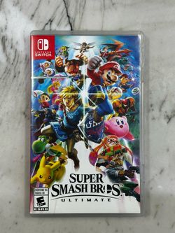 Super Smash Bros. Ultimate Nintendo Switch game!