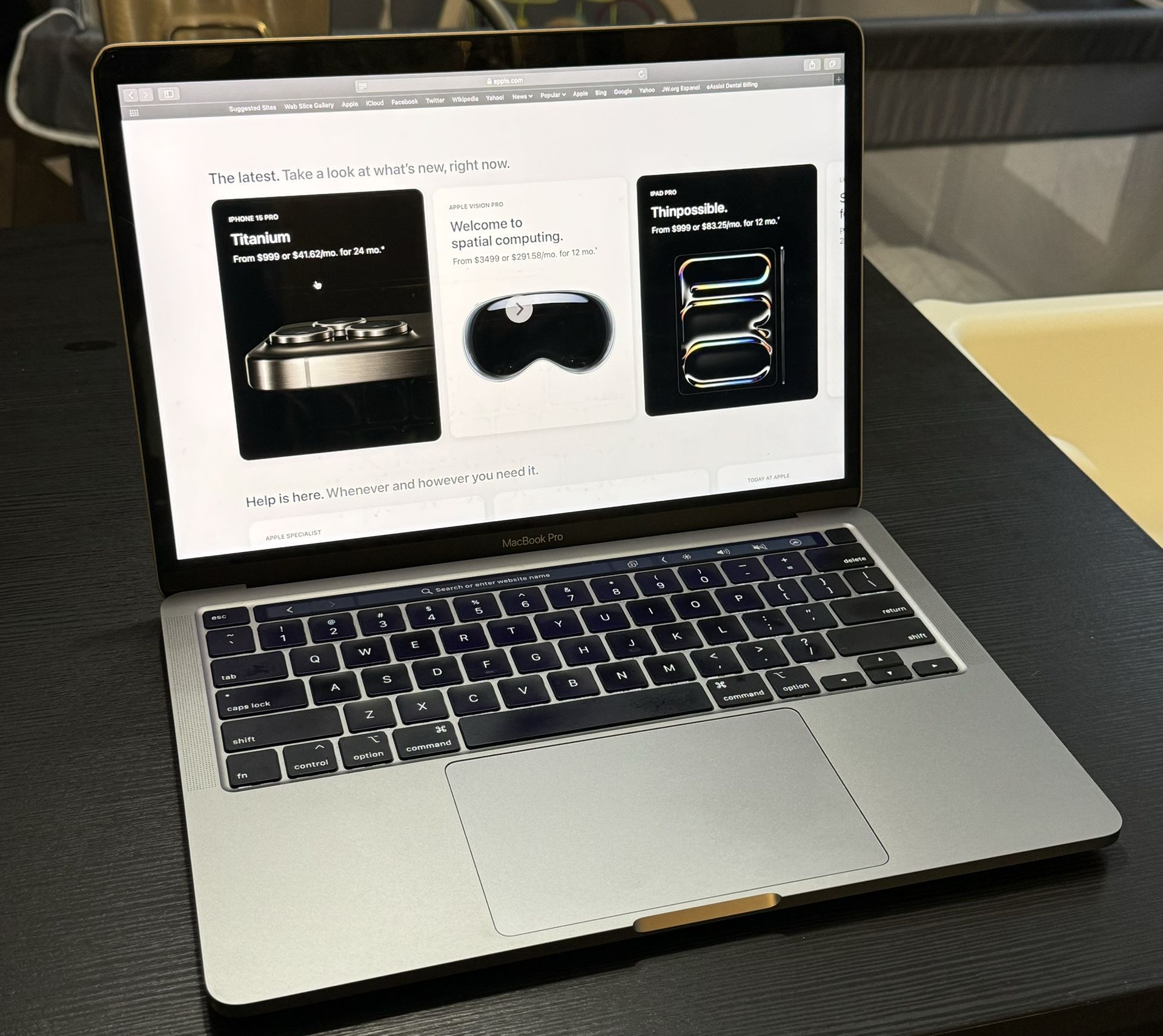 2020 MacBook Pro 16 Inch Touch Bar Touch ID Mac Book Pro Touch ID