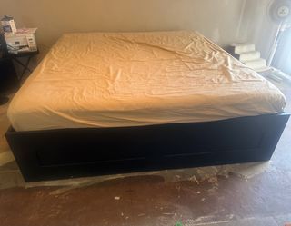 King size bed frame
