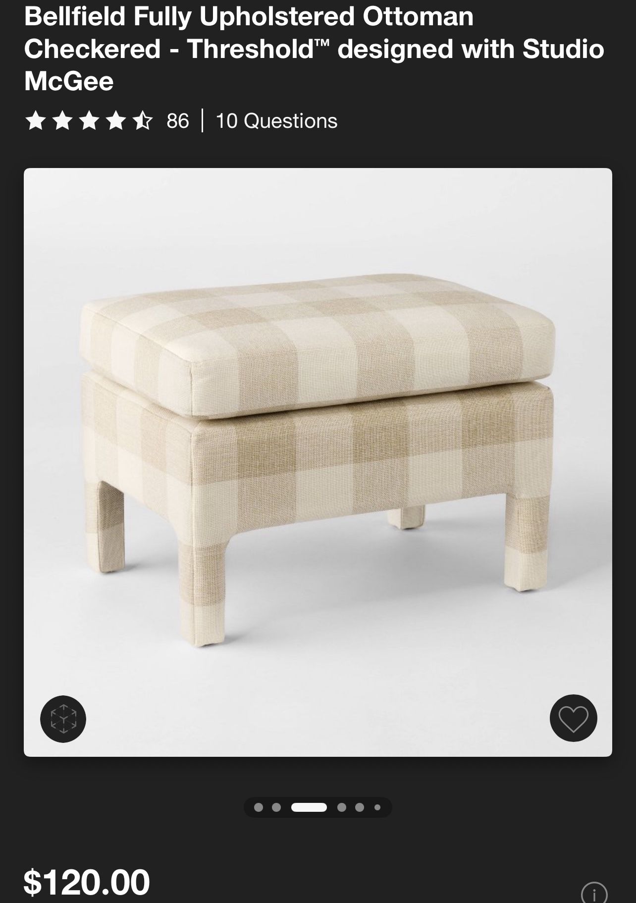 Ottoman - Studio McGee Threshold