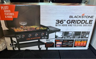 Blackstone 36" Griddle with Hood and Folding Shelves