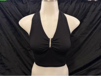 Black Holter Top