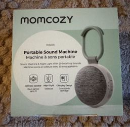 New Momcozy Portable Sound Machine with Night Light