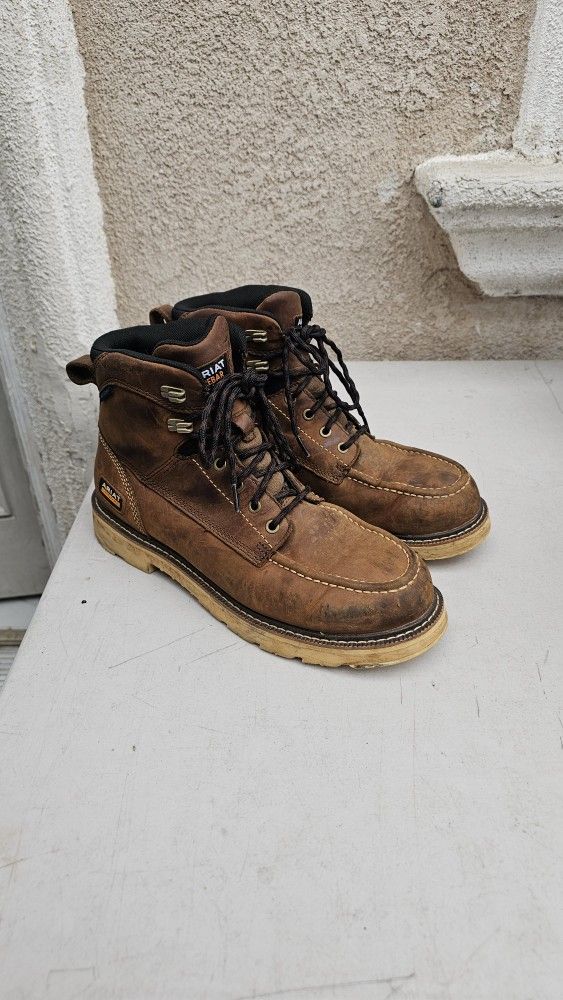 Size 10.5 EE Ariat Work Boots Soft Toe