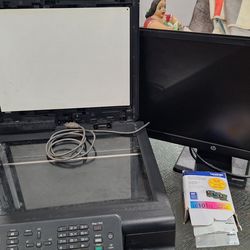 Monitor and printer