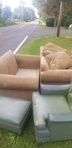 Free couch loveseat and chair