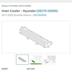 Hyundai Inter Cooler 