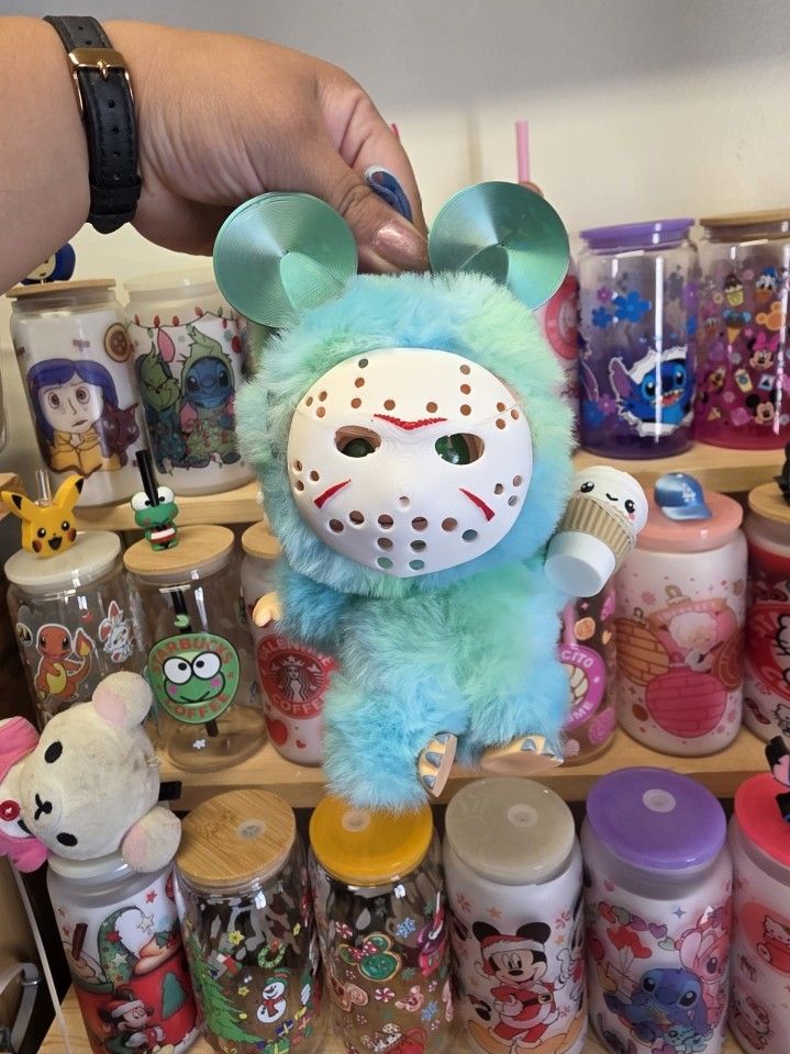 Labubu Halloween Masks 3d Printed