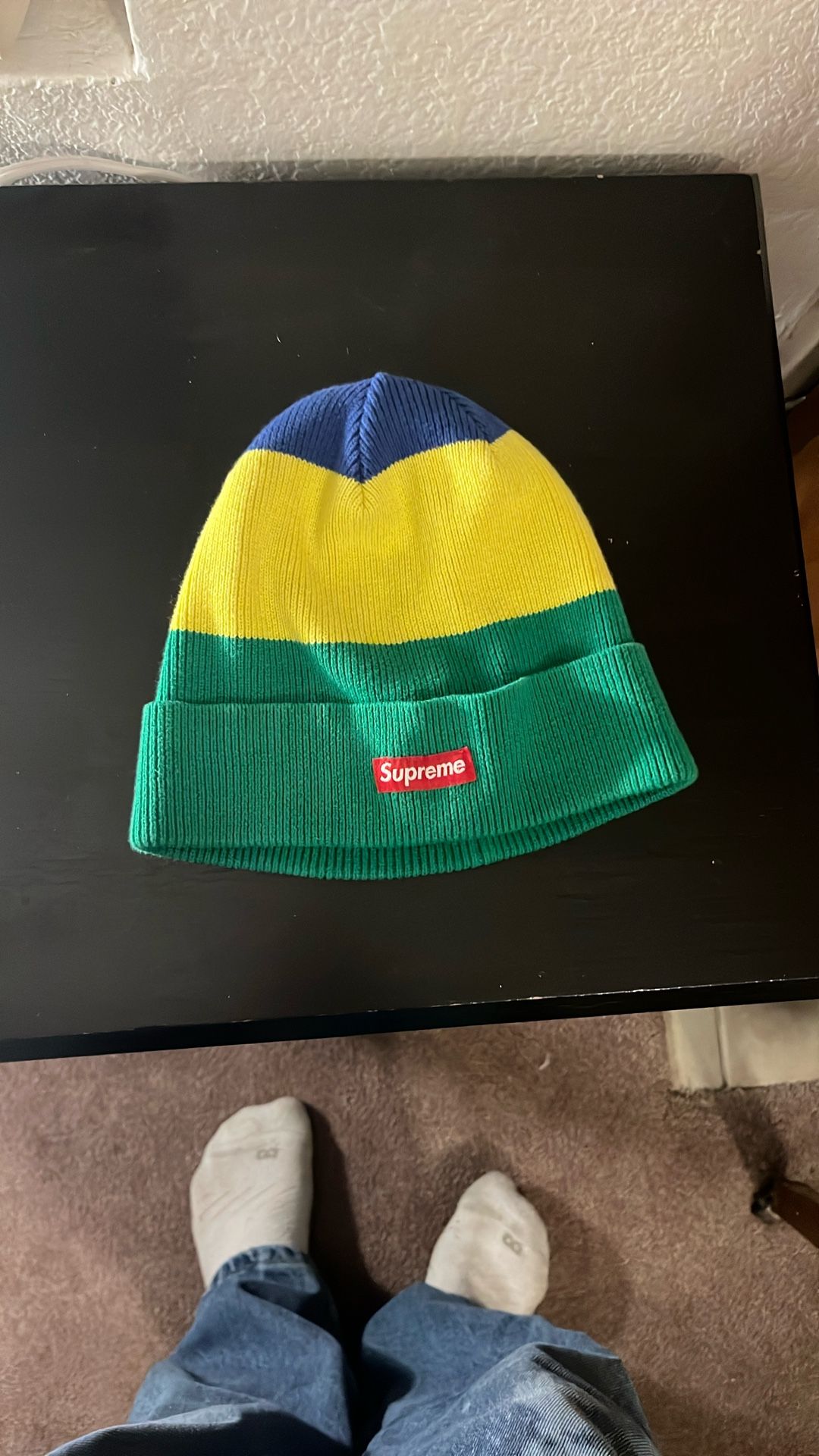Supreme Big Striped Beanie