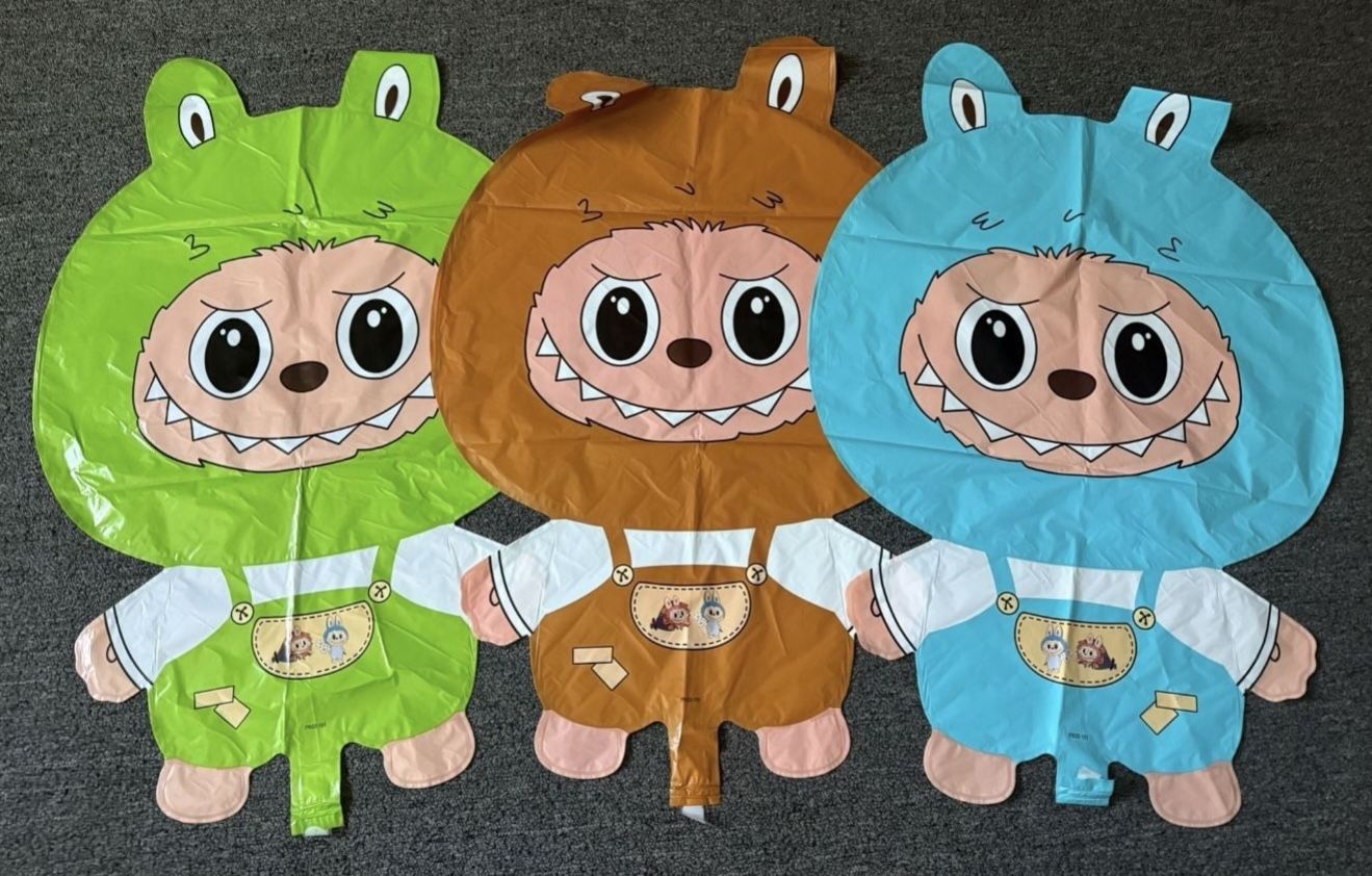 ‼️PLEASE DONT ASK IF AVAILABLE‼️LAST SET OF 3 LABUBU BALLOONS