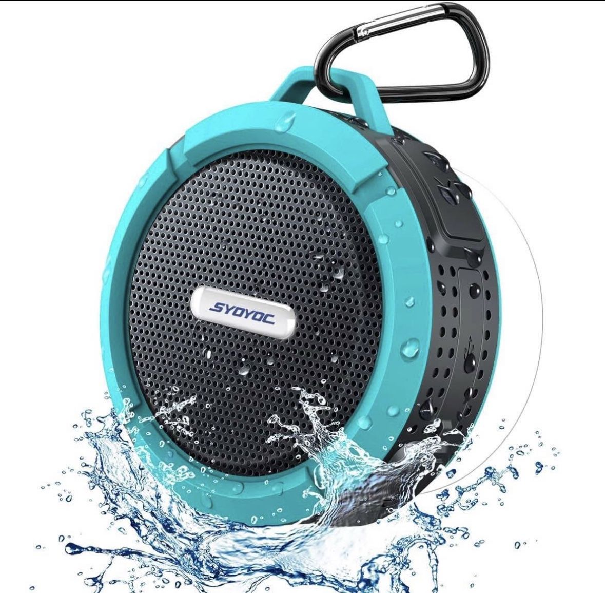 Waterproof Bluetooth Speakers, Bluetooth Shower Speakers Loud Stereo ...