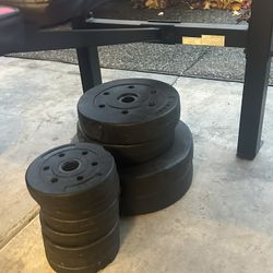 Weight Bench With 100 Lbs 