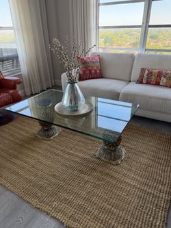 Glass Top Coffee Table