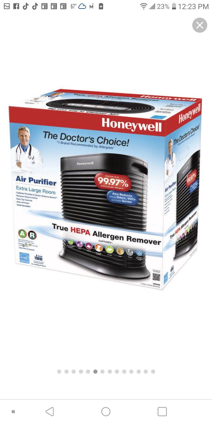 Honeywell air purifier