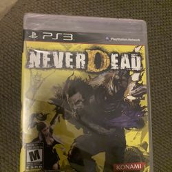 NeverDead (Sony PlayStation 3, 2012)- Sealed 