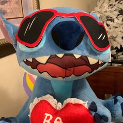Valentines, Disney, Stitch, Plush “BE MINE” 17” (Store Retail 29.99 Plus Tax)