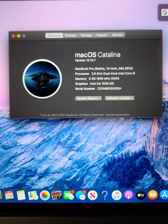 Mac Book Pro 13 In 2014 Mid