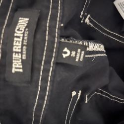 True Religion. Black Cargo Pants 