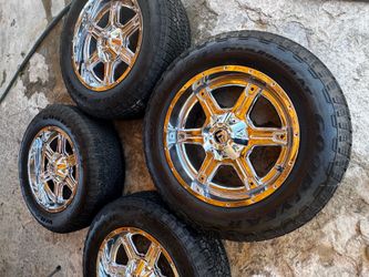 FUEL 20 inch 6 lug chrome wheels