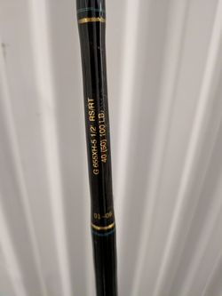 Seeker Black Steel G655XH Saltwater fishing rod