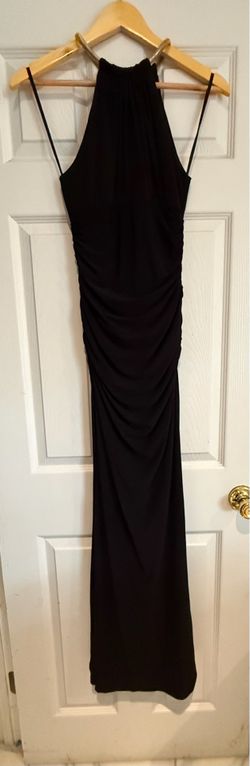 Black long prom dress size small