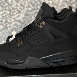 Jordan 4 Retro Black Cat Men’s Size 9 GS Size 5.5Y New DS
