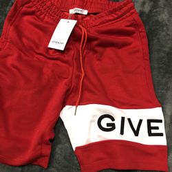 Red Givenchy Shorts.     S,m,l,xl