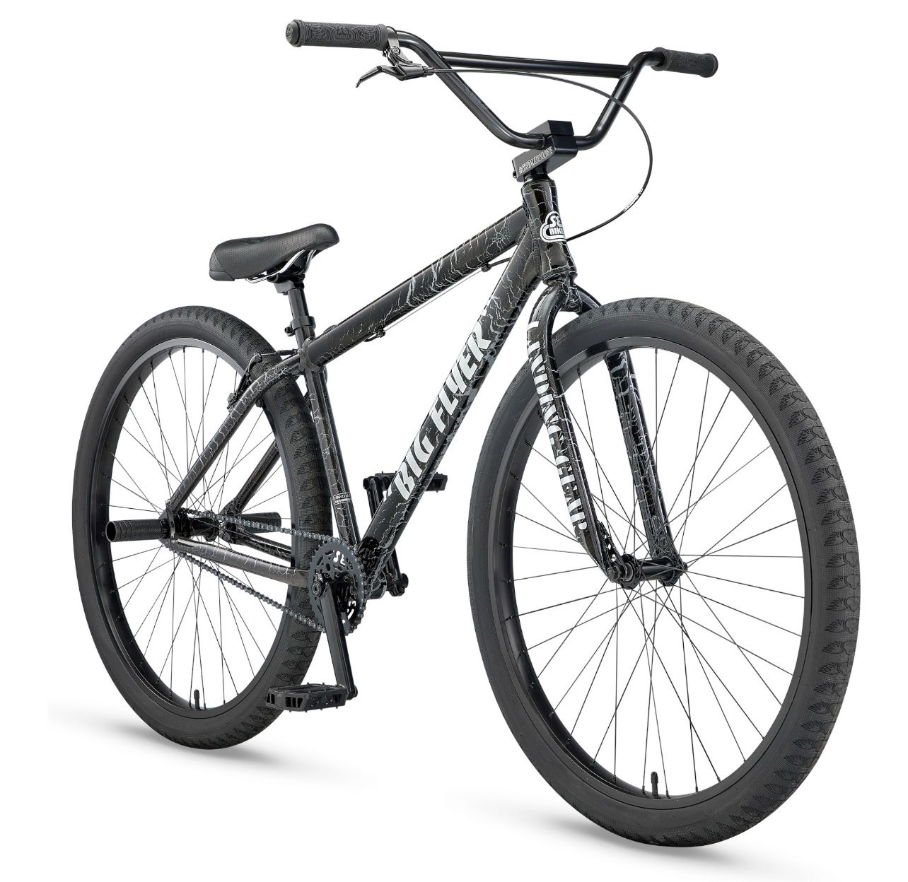 Se Bikes Big Flyer 29" Bmx Bike Black Crackle