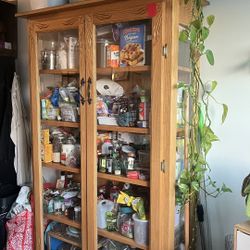 Wood & Glass Cabinet