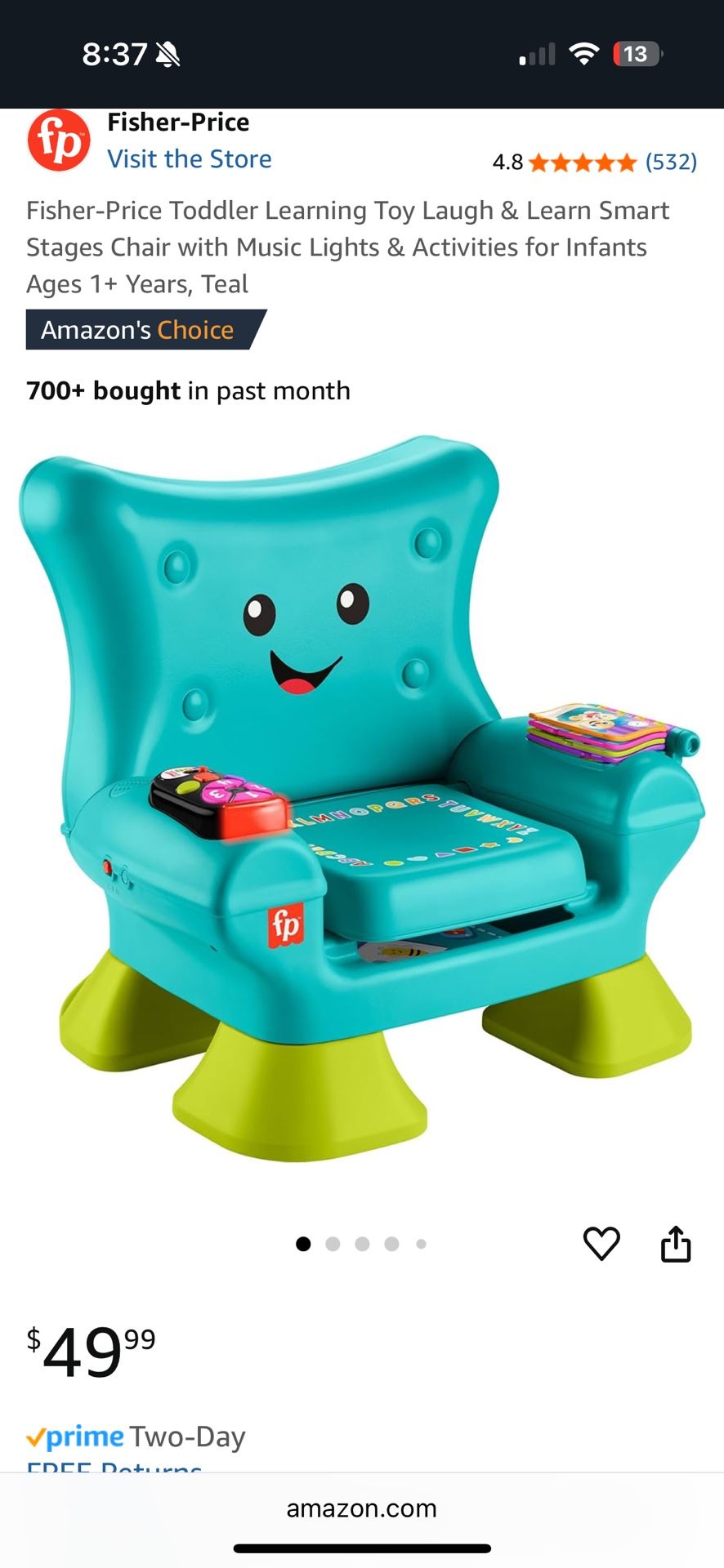 NIB - FisherPrice - Sit And learn