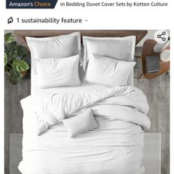 DUVET COVER AND SHEET SET