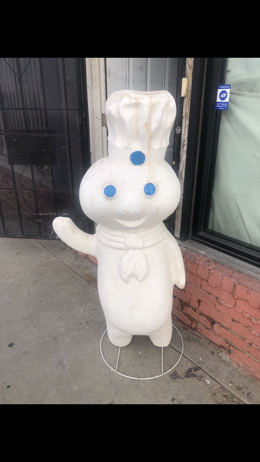 Pillsbury Doughboy Styrofoam 5 Foot Tall Statue