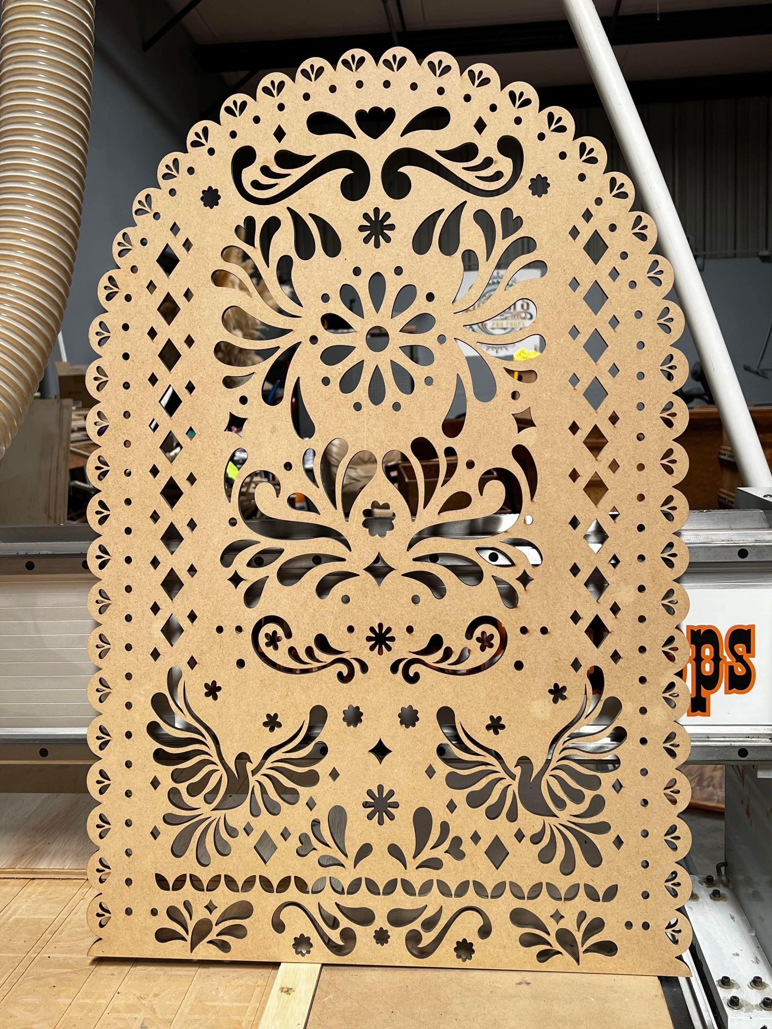 4x6 ft Wooden Papel Picado Panel – Event Backdrop / Decor