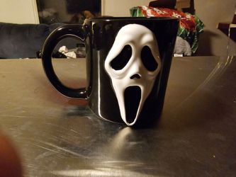 GHOST FACE MUG + PHONE CASE -  $10