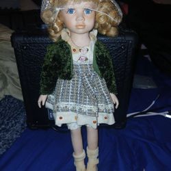 Vintage Porcelain Doll