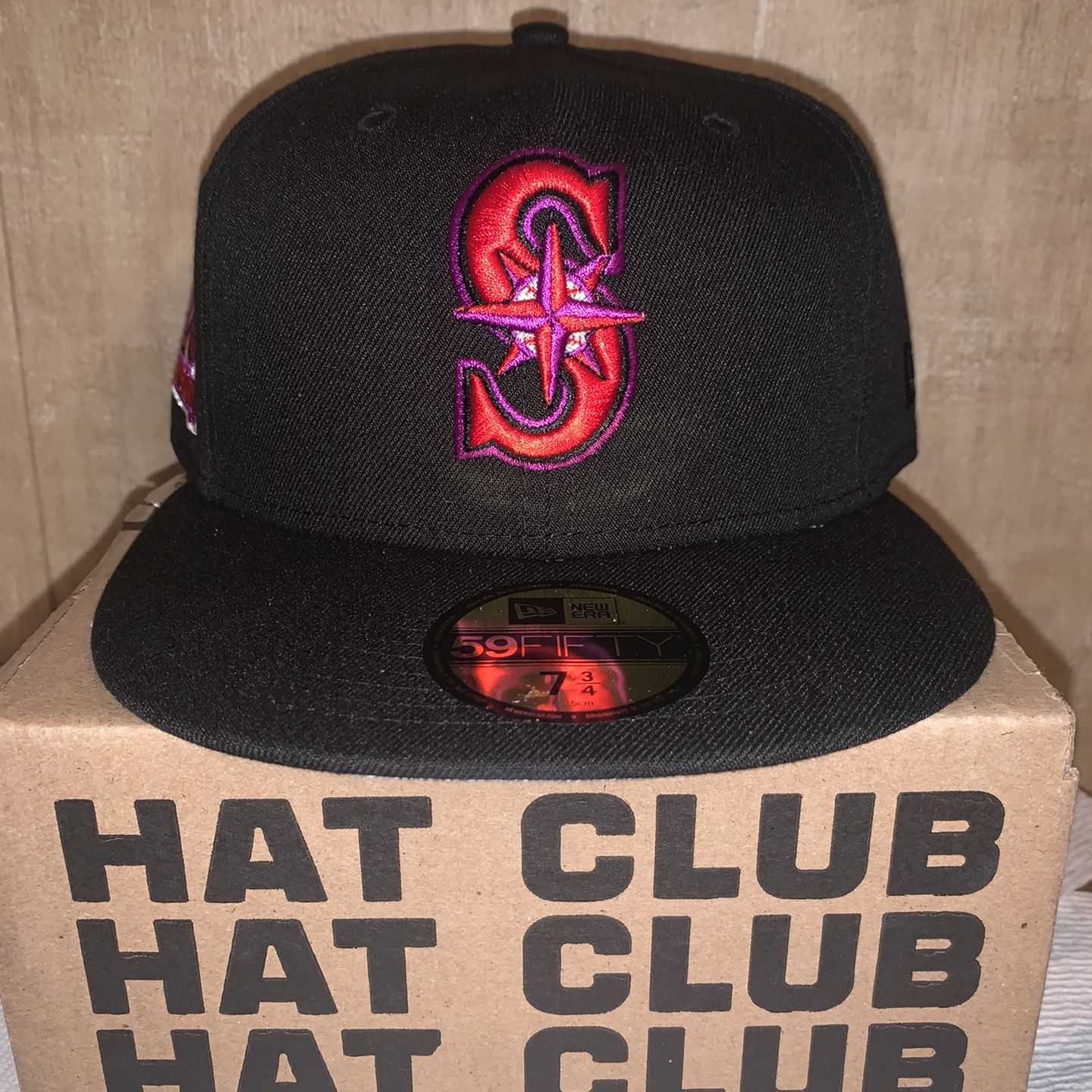 Hat Club Exclusive Size 7 3/4 Moonrock Seattle Mariners for Sale