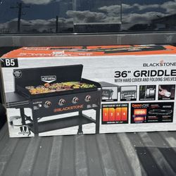 Blackstone 4-Burner 36" Griddle Cooking Station with Hard Cover