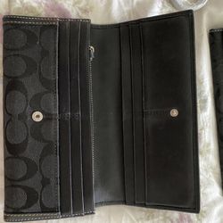 Black Coach Wallet