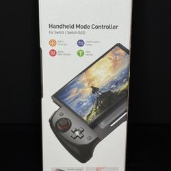 Senwoo Switch Controller for OLED, One-Piece Joypad Controller Replacement with Adjustable TURBO and Dual Motor Vibration (Black) 