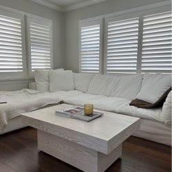 West Elm Volume Pedestal Coffee Table