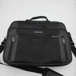 Kenneth Cole Reaction R-TECH Laptop Bag Briefcase Black Handles