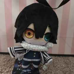 NWT Furyu Iguro Demon Slayer Plush Keychain from Japan