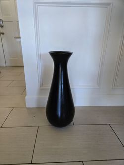 Black Glasd Vase
