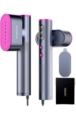 Jack ＆ Rose Travel Steamer for Clothes,100-220V Portable Iron,15s Heat Up,Steamer ＆ Iron 2 In 1, Travel Size,Large Ceramic Heat Panel,for Global and E